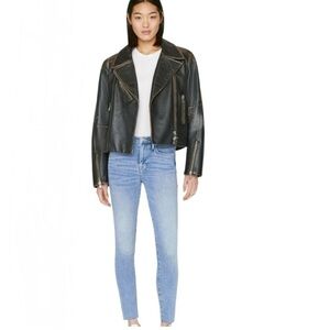 Frame Le Skinny de Jeanne light wash stretch skinny jeans size 26